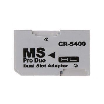 PhotoFast CR-5400 Переходник Memory Stick Pro Duo на 2 micro SD карты для приставки 319 фото