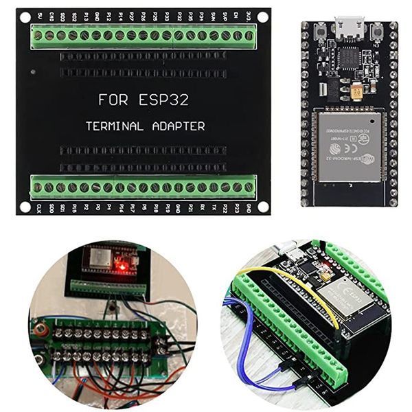 ESP32 DIY Breakout Board GPIO (32 pin) NodeMCU-32S Lua 38 Pin совместимый терминальный адаптер плата расширени 7078 фото