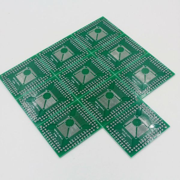Плата макетная QFP FQFP TQFP LQFP 32-44-64-80-100 0,5 0,8 мм 3265 фото