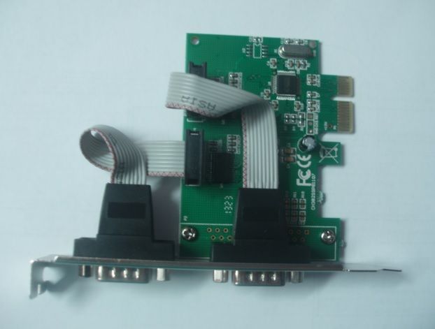Контроллер PCIE - RS232 (2 port COM) PCI-E x1 MCS9901CV-CC FG-EMT03A-1 3275 фото