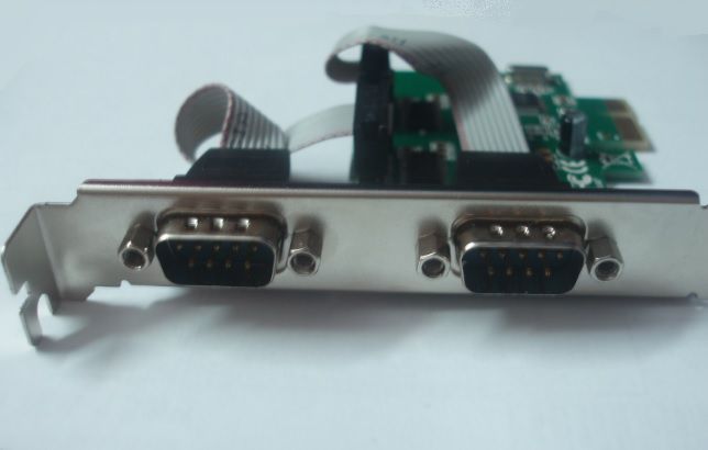 Контроллер PCIE - RS232 (2 port COM) PCI-E x1 MCS9901CV-CC FG-EMT03A-1 3275 фото