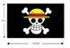 Флаг Пираты Соломенной Шляпы Pirate Monkey D.Luffy Skull Мугивара Каидзоку-дан (150*90 см)  8183 фото 8