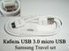 Кабель USB 3.0 A male to Micro USB Super Slim (60 см) New Flat Cable for external Hard Disk 6024 фото 1