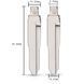 Keydiy жало викидне лезо ключа No 68 SOUEAST Lioncel V3 5662 фото 4