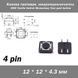 Кнопка тактовая 12*12*4.3мм 12х12х4.3мм, микропереключатель SMD Switch Momentary Tact push button клавиша 4524 фото 1