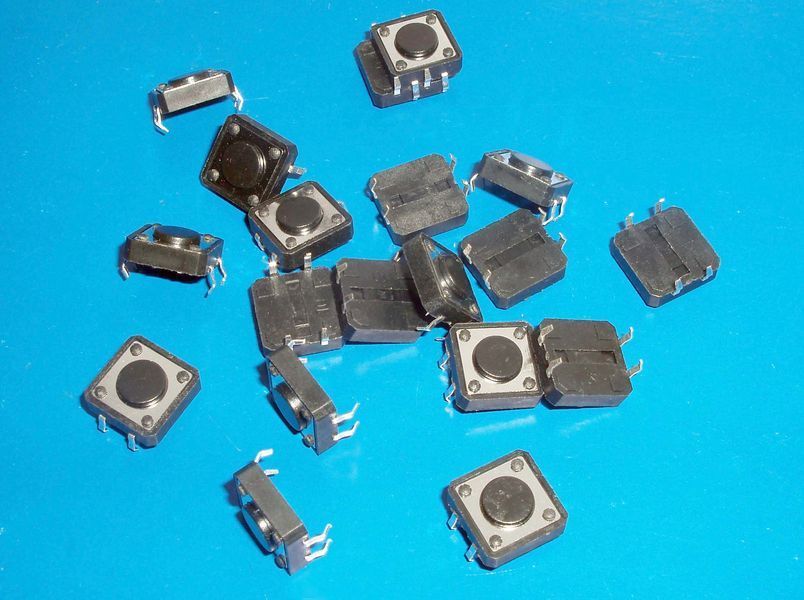 Кнопка тактовая 12*12*4.3мм 12х12х4.3мм, микропереключатель SMD Switch Momentary Tact push button клавиша 4524 фото