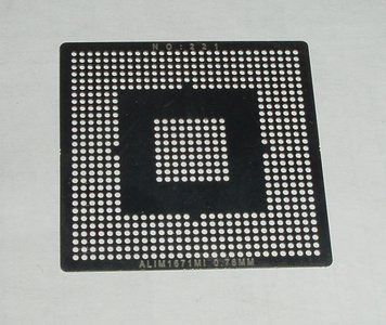 BGA шаблони INTEL No221 0.76 mm ALIM1671MI трафарети для реболлу реболінг-набір відновлення паяння ремонт пря 4160 фото