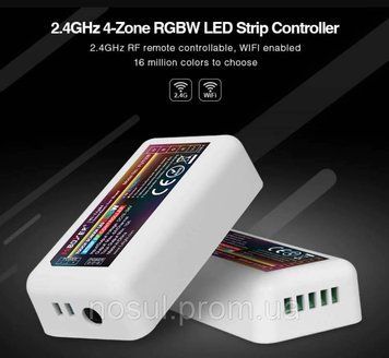 RGBW Контроллер Miboxer Mi-light FUT038 диммер для светодиодных лент RGB+W RGB, многозонный, 12-24В, 10А 5319 фото