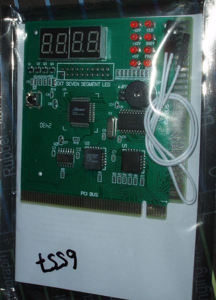 POST карта PCI ISA 4 цифр LED анализатор неисправности ПК компьютера (#6557) 6557 фото