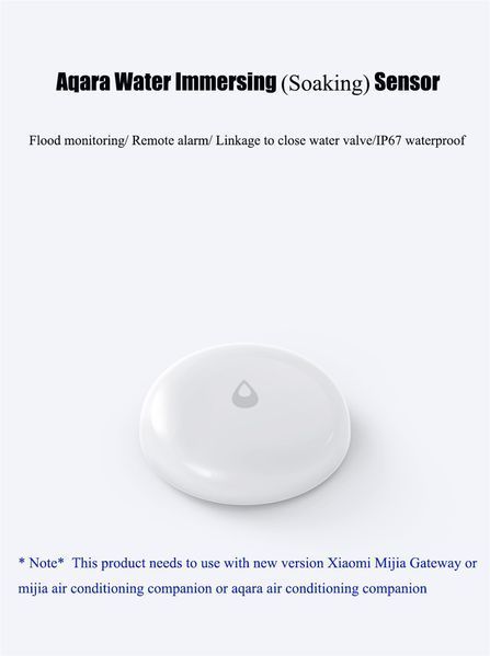 Беспроводной датчик протечки Aqara Water Sensor, оповещение об утечке воды, датчик от затопления 5132 фото