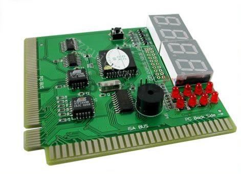 POST карта PCI ISA 4 цифр LED анализатор неисправности ПК компьютера (#6557) 6557 фото