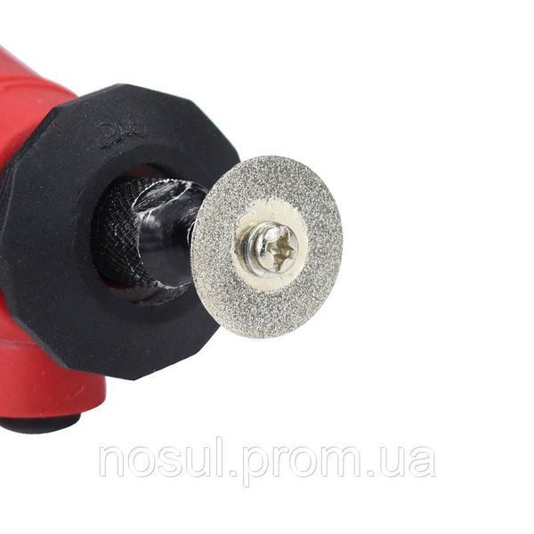 Dremel набор пил (10 шт) 30 mm + 2 вала круги отрезные алмазные D30 с держателем на дремель гравер 7412 фото