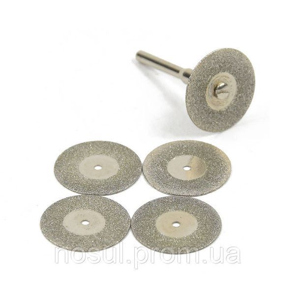 Dremel набор пил (10 шт) 30 mm + 2 вала круги отрезные алмазные D30 с держателем на дремель гравер 7412 фото