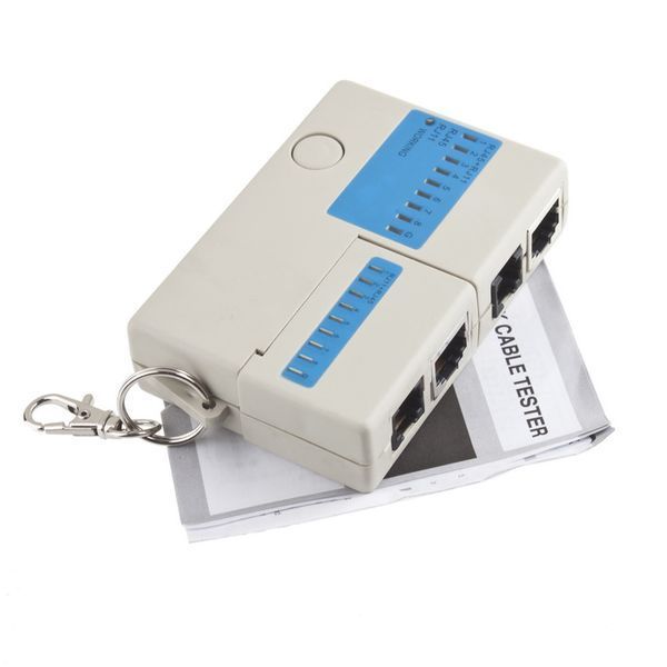 Тестер для проверки RJ45/RJ11 компьютерных интернет кабелей МИНИ mini для витой пары телефонного кабеля сетево 41 фото
