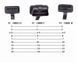 OBD2 16-pin кабель трійник спліттер з подвійним роз'ємом (2*30 см) Y-splitter діагностика ОБД розгалужувач 3220 фото 8