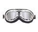 Мото очки RED BARON стимпанк хром (цвет линз: серебро) Silver Lens RED BARON авиатор Aviator-Style Red Baron Motorcycle Riding Goggles 0423-2 фото 10