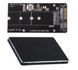 S103-5A&nbsp;Адаптер-перехідник SSD NGFF M.2 (B Key, 2230/2260/2280) &mdash; SATA 15+7 (у корпусі 2,5") !!! УВАГА: НЕ ПІДХОДИТЬ ДЛЯ M.2 NVMe SSD (M-Key)!!  Цей адаптер-конвертер дає змогу легко перетворити ваш M.2 (B-Key) SSD-накопичувач на стандартний 2.5-дюймовий  8155 фото 5