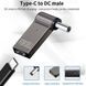 PD 100W (Type-C, GaN) 5A 20V 3*1.1 мм (Acer, Samsung, Ultrabook) адаптер перехідник для зарядного пристрою конектор для БП кутовий 7053 фото 4