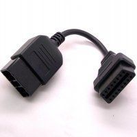 Переходник OBD II 16 pin SUBARU 9 pin субару адаптер обд для диагностики старых авто 1990-1998 г.в. 2095 фото