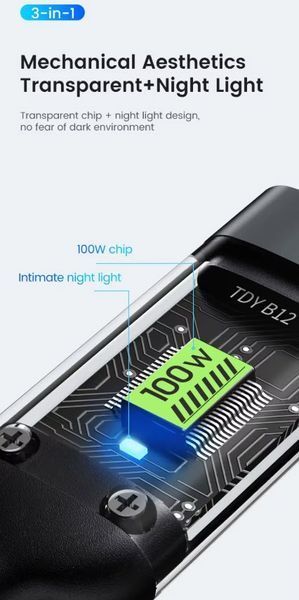Универсальный кабель 3-в-1 для быстрой зарядки 100W 6A (1.2 м) USB на Type-C, Micro-USB, Lightning для iPhone, Samsung, Xiaomi Fast Charger Cable Car&nbsp; 8255 фото