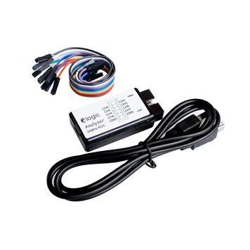Saleae Logic Analyze анализатор протоколов CAN DMX-512 I2C I2S/PCM манчестер 1-Wire UART параллельный SPI UNI/ 3413 фото