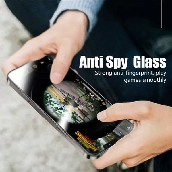 Apple iPhone 14 6,1" (цвет: черный) Стекло 3D 9H AntiSpy -Privacy-&nbsp;тонированное защитное с углом обзора 30 гра 8026 фото