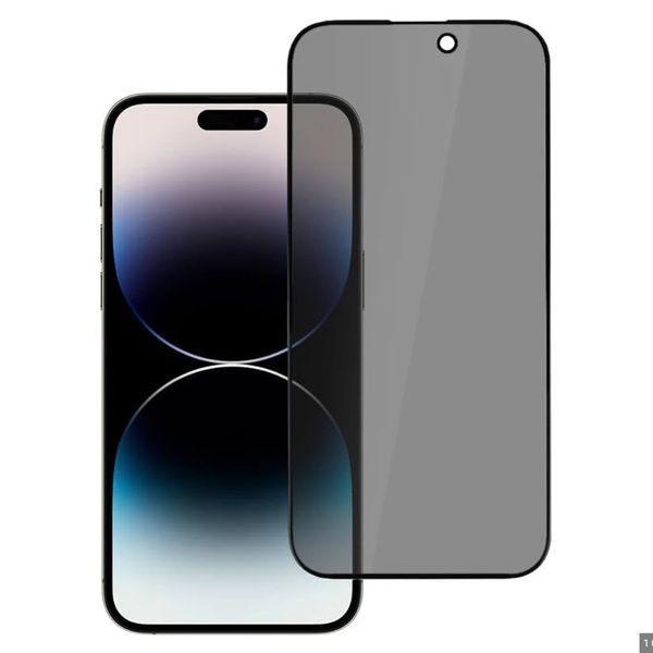 Apple iPhone 14 6,1" (цвет: черный) Стекло 3D 9H AntiSpy -Privacy-&nbsp;тонированное защитное с углом обзора 30 гра 8026 фото
