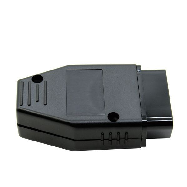 OBD2 колодка розбірна 16 pin з тримачем кабелю з кріпленням для діагностичного обладнання, розбірна, пластик 2499 фото