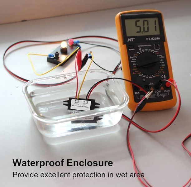 Перетворювач напруги 12V - 5V (3A 15W) DC/DC понижуючий автомобільний бортова мережа Converter Regulator побутовий конвертер імпульсний Converter DC-DC Step Down 3595 фото