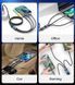Универсальный кабель 3-в-1 для быстрой зарядки 100W 6A (1.2 м) USB на Type-C, Micro-USB, Lightning для iPhone, Samsung, Xiaomi Fast Charger Cable Car&nbsp; 8255 фото 7