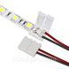 Коннектор (2 pin, 10 мм) соединитель LED 3528,5050 (12/24V) светодиодной ленты для подключения без пайки, 2-х 6432 фото 2