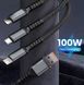 Универсальный кабель 3-в-1 для быстрой зарядки 100W 6A (1.2 м) USB на Type-C, Micro-USB, Lightning для iPhone, Samsung, Xiaomi Fast Charger Cable Car&nbsp; 8255 фото 6