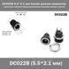 DC022B 5.5*2.1 мм female разъем коннектор мини джек mini jack (мама) внутренняя установка питание пластик 7537 фото 1