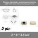 Кнопка 3*6*3.5 мм 3x6x3.5 мм тактова мікроперемикач SMD Switch Momentary Tact pushult36 клавіша 4521 фото 1