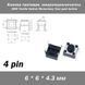 Кнопка 6*6*4.3мм тактовая 4Pin микропереключатель SMD 4 контакта Switch Momentary Tact push button клавиша 4527 фото 1