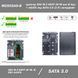 M2505A9-A адаптер перехідник (у корпусі) для SSD M.2 NGFF (B+M або B key) + mSATA під SATA 3.0 (2.5') інтерфейс 7122-2 фото 1