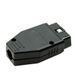 OBD2 колодка розбірна 16 pin з тримачем кабелю з кріпленням для діагностичного обладнання, розбірна, пластик 2499 фото 7