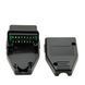 OBD2 колодка розбірна 16 pin з тримачем кабелю з кріпленням для діагностичного обладнання, розбірна, пластик 2499 фото 3