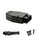OBD2 колодка розбірна 16 pin з тримачем кабелю з кріпленням для діагностичного обладнання, розбірна, пластик 2499 фото 1