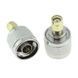 Переходник N Type Male (папа) - RP-SMA Male (папа) RF Coaxial Connector 6827 фото 2