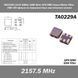 TA0229A (2157.5MHz) SAW filter QFN SMD Sound Meter Filter ПАВ СВЧ-фильтр на поверхностных акустических волнах 7511 фото 1
