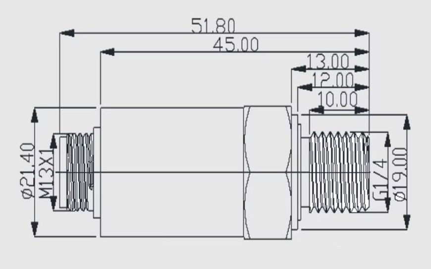 PT-506 датчик давления 0-1.6 МПа DC24 IP68 16 бар (G1/4, 4-20 мА, 24В) для воды, газа, нефти, насосов 4614-3 фото