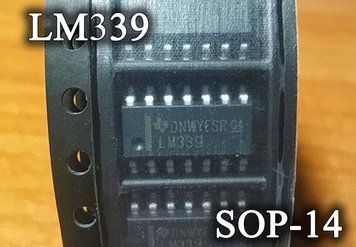 LM339M SOIC-14 (SOP-14) LM339DR (KL лінійка) компактор чотириканальний 4801 фото