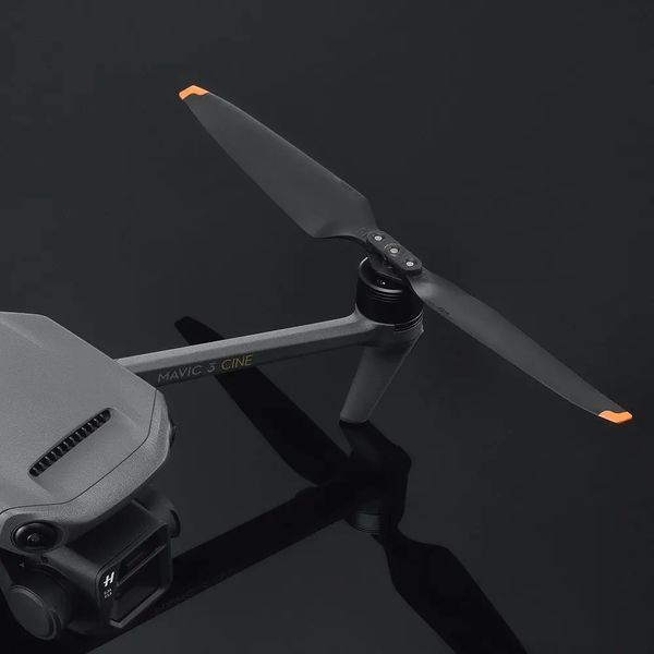 9453F Пропелери DJI Mavic 3 (Pro / Classic) Quick Release (4 шт) СРІБНИЙ наконечник лопаті гвинт тихохід низький рівень шуму 7474 фото