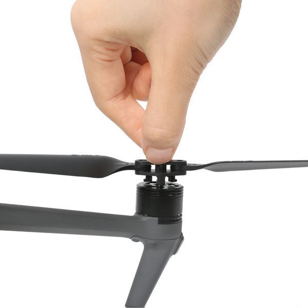 9453F Пропелери DJI Mavic 3 (Pro / Classic) Quick Release (4 шт) СРІБНИЙ наконечник лопаті гвинт тихохід низький рівень шуму 7474 фото