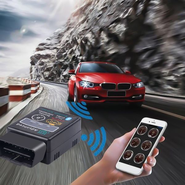 ELM327 v1.5 (бездров Bluetooth) Pic18f25k80 OBDII OBD2 інтерфес під'єднання до ПК автосканер адаптер діагностик 6545 фото