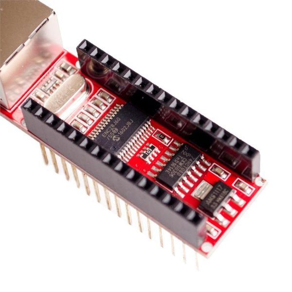 ENC28J60 (V1.0 NANO) RJ45 Ethernet модуль щит сети под Arduino Nano 3.0 WEB Server на базе ENC28j60 + Arduino 5133 фото