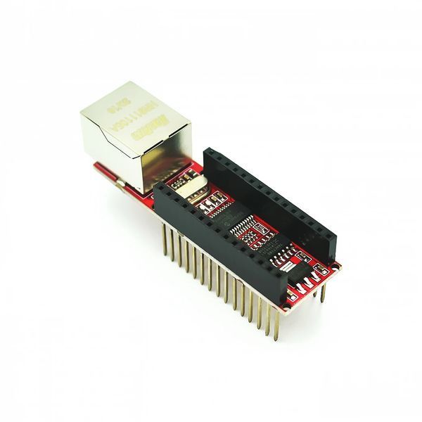 ENC28J60 (V1.0 NANO) RJ45 Ethernet модуль щит сети под Arduino Nano 3.0 WEB Server на базе ENC28j60 + Arduino 5133 фото