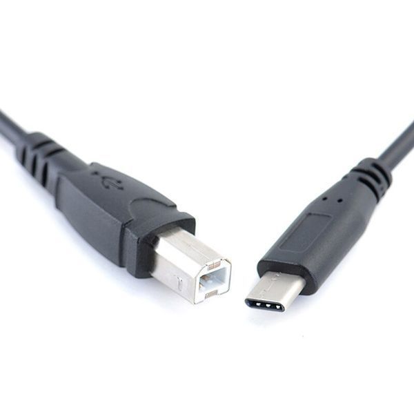 Кабель для подключения телефона/компьютера к принтеру USB type-C (папа) - USB B (мама) 5979 фото