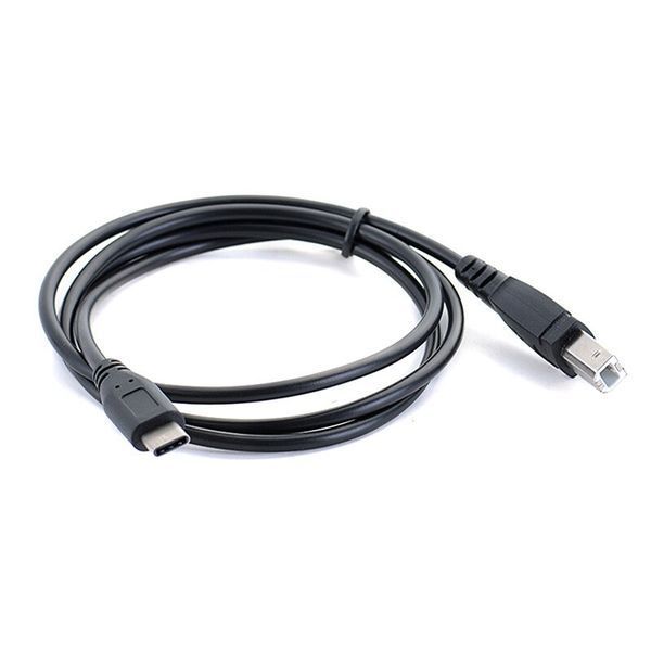Кабель для подключения телефона/компьютера к принтеру USB type-C (папа) - USB B (мама) 5979 фото